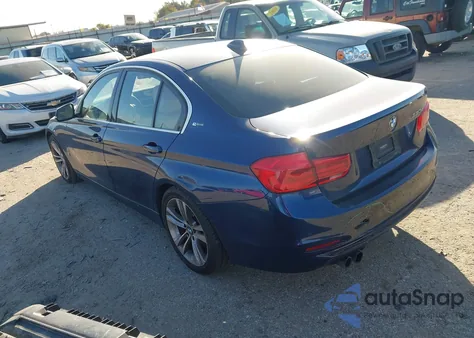 2017 BMW 330E Iperformance z USA, uszkodzony, nr VIN WBA8E1C39HA029094